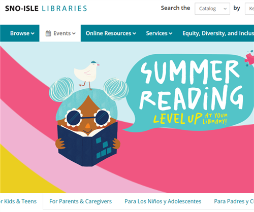 Sno Isle Summer Reading Poster
